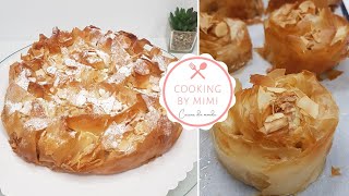 COMMENT FAIRE UNE CROUSTADE AUX POMMES AVEC DE LA PÂTE FILO💕 [upl. by Sesiom]