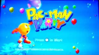 Pacman Party  Menu  SecretEaster egg Wii [upl. by Nyloj]