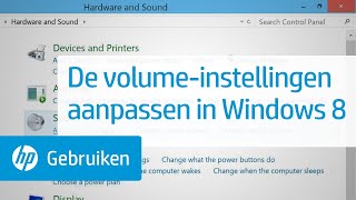 De volumeinstellingen aanpassen in Windows 8 [upl. by Asilram976]