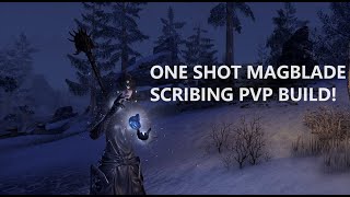 Magicka Nightblade Scribing Ganker Guide  Elemental Explosion One Shot ESO PvP Build [upl. by Yesnik]