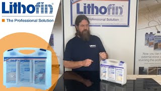 How to Look After amp Maintain Natural Stone Worktops using the Lithofin BE5 Care Kit [upl. by Colinson952]