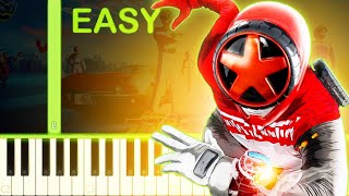 BOONBOOMGER THEME  EASY Piano Tutorial [upl. by Qifar]