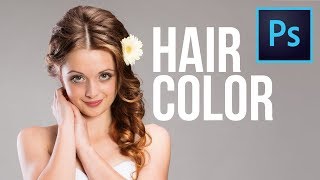 Hair Retouching  Make Hair Colors Pop in Photoshop [upl. by Okimat798]