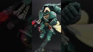 Dark Angels Captain with Assault Pack Showcase warhammercommunity warhammer40k spacemarines [upl. by Lein991]