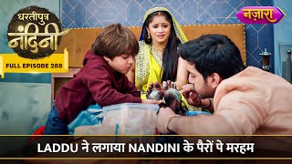 Laddu Ne Lagaya Nandini Ke Pairon Pe Marham  FULL EPISODE 288  Dhartiputra Nandini [upl. by Mcleod]