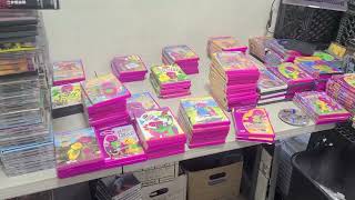 Sorting HUGE Barney DVD Donation For eBay Lots [upl. by Eyeleen]