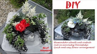 DIY bloemschikken blumendeko selber machen zomerbloemstukjes met rozenhortensia I DekoideenLand [upl. by Sheri553]