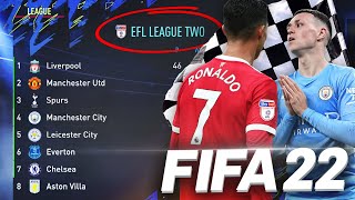 I RELEGATED All Premier League Teams To LEAGUE 2 📉 Race To The Premier League 🏁 [upl. by Higginbotham]