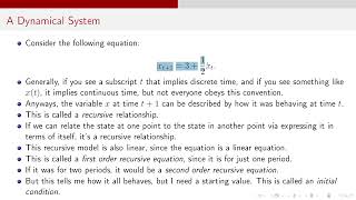 Lecture I Dynamical Systems and Fixed Points Part I [upl. by Kcinimod962]