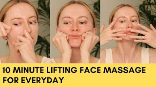 10 minute Lifting Facial massage for everyday [upl. by Riay742]