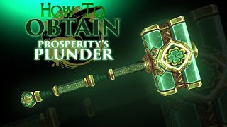 AQ3D How To Get Prosperitys Plunder Hammer NEW Drop AdventureQuest 3D [upl. by Grannia]