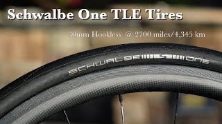 Schwalbe One TLE Tires in 700c x 30mm after 2700 miles Non Pro version [upl. by Veronika]