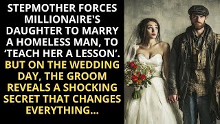 Stepmother Forces Millionaires Daughter to Marry a Homeless Man But on the Wedding Day [upl. by Hirz]