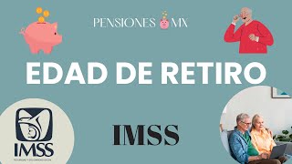 ¿A qué EDAD me conviene PENSIONARME ¿60 o 65 AÑOS pensiones IMSS 1973 [upl. by Anihsak]