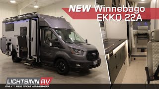 LichtsinnRVcom  New Winnebago EKKO 22A  Class C Gas Motorhome [upl. by Sivaj509]