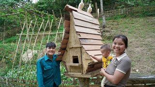 Building a pigeon coop in the Roman style  an act of love and helping each other [upl. by Zuleika112]