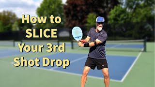 How to SLICE Your 3rd Shot Drop backhand [upl. by Cath383]