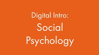 Social Psychology [upl. by Thea]