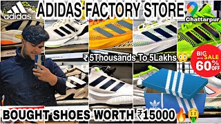 🔥Bought New Shoes Worth ₹14000💵🥵  Adidas Factory Outlet  Nike Outlet Chattarpur New Delhi [upl. by Draillih81]