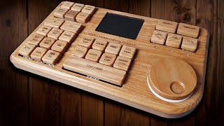 OpenSource Wooden KeyboardMacropad DIY Your Way to Productivity [upl. by Annayehc]