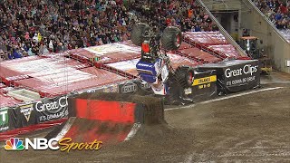 2022 Monster Jam Round 8 in Tampa Bay  EXTENDED HIGHLIGHTS  Motorsports on NBC [upl. by Sperry]