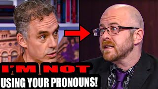 Jordan Peterson STUMPED A Trans Activist With A Simple Question On Pronouns [upl. by Socram]