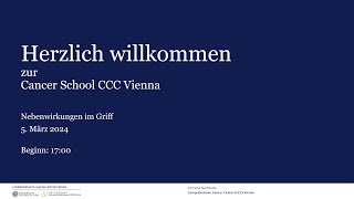 Cancer School CCC Viena quotNebenwirkungen im Griffquot [upl. by Neraa]