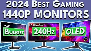 Best 1440p Gaming Monitor 2024  Budget 240Hz amp OLED 1440p Gaming Monitors [upl. by Ahsiner93]