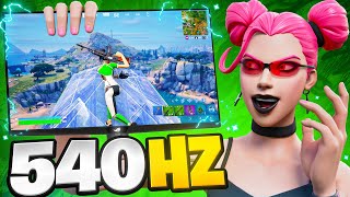 I Tried Fortnite On 540HZ For The FIRST TIME… [upl. by Atsyrhc920]