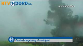 Noodweer in Groningen [upl. by Leirud]