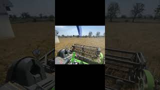 kubota Rice harvester Machinery Working Skills farming kubuta105 [upl. by Trebmal]