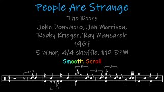 People Are Strange Chords Lyrics and Timing [upl. by Rock876]