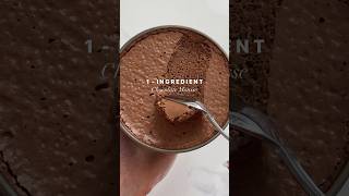 1 INGREDIENT CHOCOLATE MOUSSE‼️  vegan  paleo  keto  sugar free  chocolate [upl. by Nosrettap702]