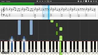 PUSHER  Clear ft Mothica  Piano tutorial and cover Sheets  MIDI [upl. by Belden994]