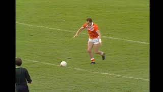 SUPER MARTIN MCQUILLAN SOLO EFFORT  ARMAGH V TYRONE  1990 ULSTER FOOTBALL CHAMPIONSHIP [upl. by Anastasia49]