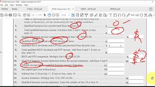 QBI Deduction simplified calculation [upl. by Derk]