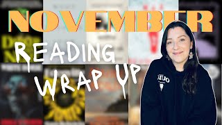 Everything I Read in November 🍁 indigenous horror cryptids and novelizations [upl. by Kaufman]