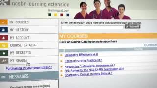 NCLEX Review Course Tour NCSBN Learning Extension [upl. by Shadow944]