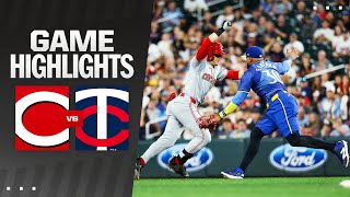 Reds vs Twins Game Highlights 91324  MLB Highlights [upl. by Eornom]