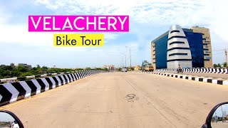 Driving from Velachery to Pallikkaranai  Chennai Bike Tours [upl. by Shelly]