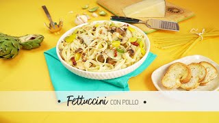 Fettuccini con pollo  Royal Prestige [upl. by Ardnwahsal914]