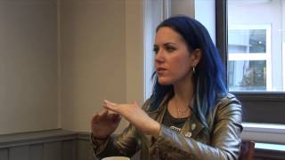 Arch Enemy France Interview Alissa WhiteGluz [upl. by Getter]