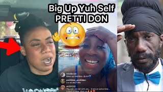 Spice Defend Pretti don After She Tell Sizzla Suck him MotherIntence help Poor Man For Doing This [upl. by Eelyrag]