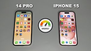 iPhone 14 Pro Vs iPhone 15 SPEED TEST [upl. by Aileek766]