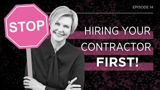 🛑 Stop Hiring Your Contractor First [upl. by Nylrebma]