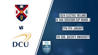 QUB vs DCU 2024 Electric Ireland HE GAA Sigerson Cup Round 1 🏆 [upl. by Worra535]