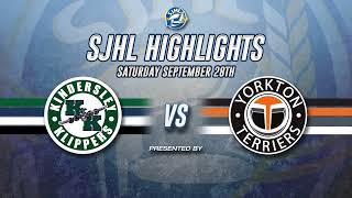 HIGHLIGHTS Kindersley Klippers  Yorkton Terriers Sept 28 2024 [upl. by Opportuna352]