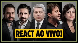 REACT DEBATE GAZETA PREFEITURA DE SP  Renato Battista e Kim Kataguiri [upl. by Weikert]