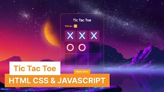 Créer un jeu de Tic Tac Toe en utilisant HTML CSS et JavaScript [upl. by Teodoro]