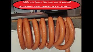 Delikate Wiener Würstchen einfach selbst gemacht [upl. by Dorelle664]